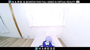 Hamezo featuring Mio's small tits porn