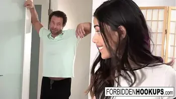 Hot girl bangs her big dicked step-uncle