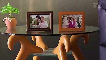 She is restrained, penetrated, her head is held down, and she is forced to take it deep into her throat.