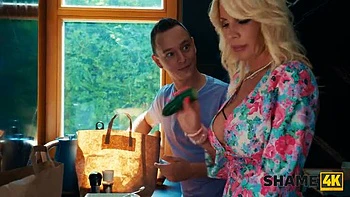 Hungarian MILF Tiffany Rousso Secretly Rides Young Cock - Big Tits Blonde Caught on HD