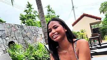 Tattooed Thai Hottie Spread Legs For Horny Cock