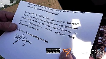 Wolf Wagner Com featuring Ashley Cumstar's gagging clip