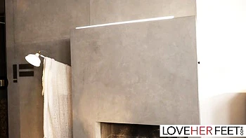 Veronica and Leanne's loveherfeet scene