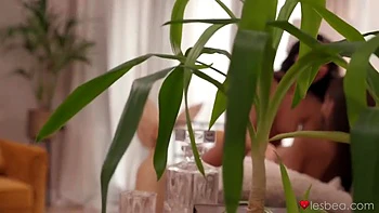 Sweet 18 Year Old Lesbian Romance With Sensual Kissing - Starring Perky Tits Brunette Lilly Bella