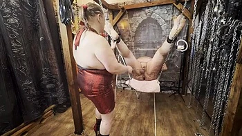 Domina Satana's Extreme CBT Punishment Part 2 - BBW Mistress Tortures Slave Cock