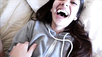 18yo Latina Alex Adams Rides Big Cock Doggy Style