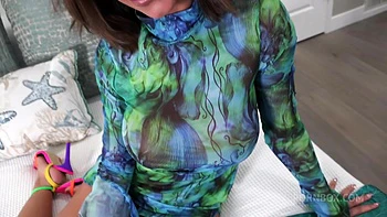 Big Titty Milf Rides Dick & Keiran Lee Cant Help But Bust A Huge