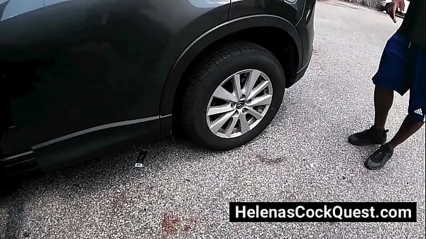Helena Price Presents - Interracial Anal Hookup With Exhibitionist Wife Mrs Sapphire!  Her Husband listens in while his wife takes a BIG BLACK COCK up her MARRIED WHITE ASS!)