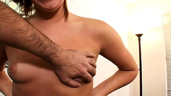 Lovely redhead teen gives a great pov blowjob