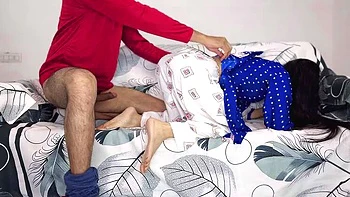 Indian Principal Fucks Officer Doggystyle with Tight Virgin Pussy