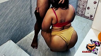 Indian House Wife Bathing With Sex Bbw - 3