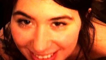 Cute brunette young hookup amateur teen blowjob