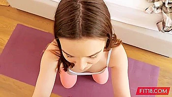 Russian Teen Fucked POV in Yoga Pants with Simona