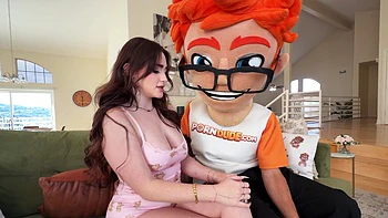 Big Tits Blonde Lilibet Saunders Takes Every Inch and Gets Painted with My Cum