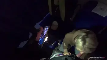 Fucked a stranger girl in the mouth on the train