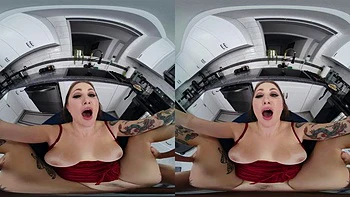 VR Blowjob, Doggy and Cowgirl Ass Fuck