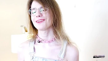 Compilación de trans sugar baby masturbándose románticamente