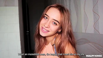 Russian Blonde Teen Molly Kelt Gagged & Spanked