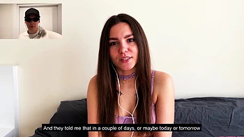 Wife Cheats with Giant Cock on Video Call