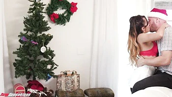 Boss Fucks Asian Babysitter College Xmas