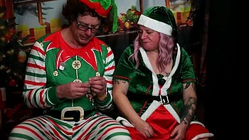BBW British Elf Spanked and Fucked with Toys - Xmas Roleplay