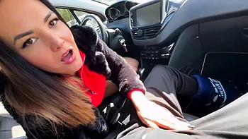 Ava Moore’s Outdoor Snowy Blowjob POV