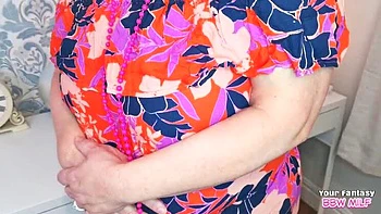 MILF et tante maison aux gros seins naturels, salopes amateurs sales