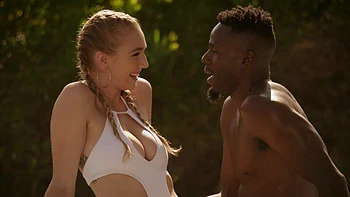 Kendra Sunderland and hot blondes get fucked by big black cock