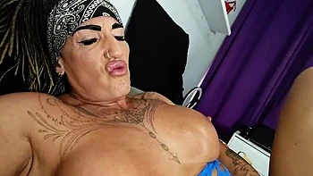 Amateur Latina's Giant Pussy Inflated, Muscular Guy Fucks Hard