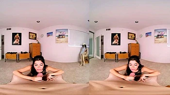 Brune baise en levrette POV hardcore