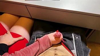 Schoolgirl Gets Handjob Under Desk in Math Class - Sweet Teen POV