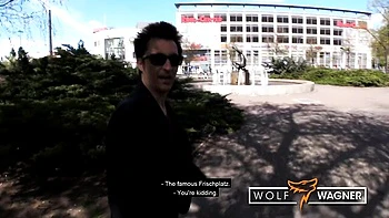 Skinny Conny licks cum in German milf chair fuck