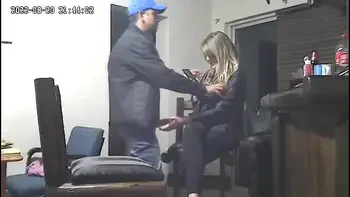 Spycam : Hot blond stepsister caught with my husband