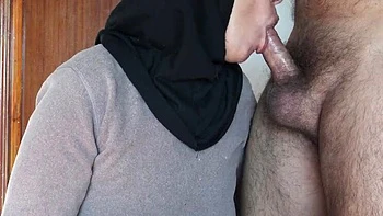 French Bi Cuckold Couple Begs for Huge Cock Blowjob & Swallow