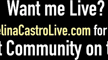 Пышная кубинка Саманта сосёт большой чёрный член