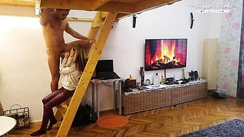 Blonde Gina Gerson gets cumshot doggystyle backstage