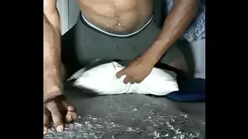 Muscular Male Humping Pillow Desperate To Fuck