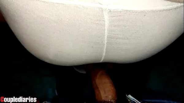 flashing dick & rubbing on her ass in train