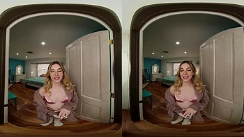 VR Threesome: Cowgirl & Missionary Blowjobs