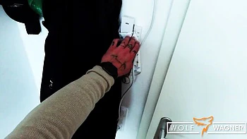 German Chubby Milf Sucks Big Cock POV