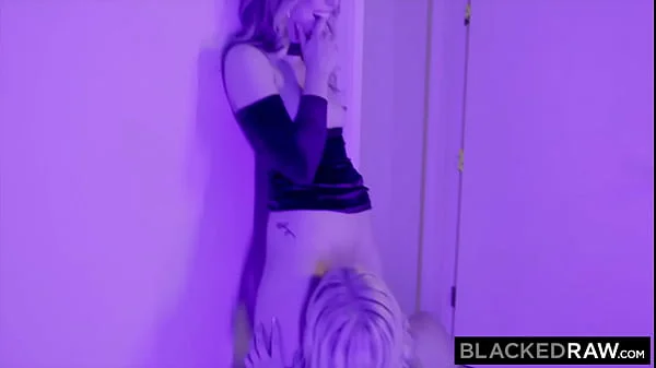 BLACKEDRAW Blonde hotties Jazlyn & Lily share Anton's BBC