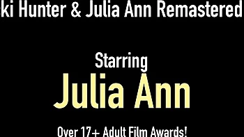 Julia Ann and Nikki Hunter Fuck with Big Fake Tits