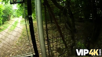 Alexa's Debt Collector Sucks and Fucks Outside