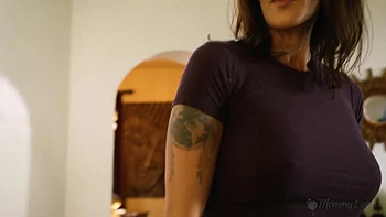 Lesbian Step Fantasy with Big Tits