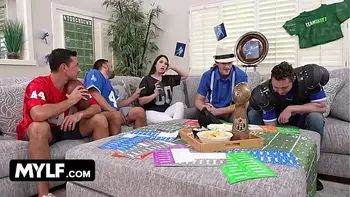 Mylf - Fantasy Football Game Day Orgy (Lauren Phillips, Pristine Edge, Alex Coal, Jasmine Daze)