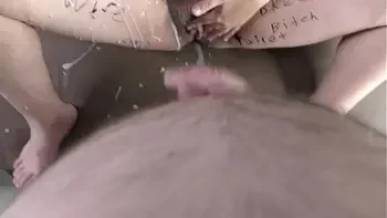 Cuckold husband found his 9-month pregnant cheating wife covered in cum after no-condom bareback gangbang and cumming on her cunt too! - Milky Mari