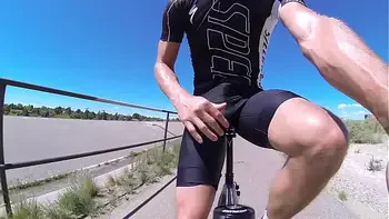 Soaking myself in piss while cycling