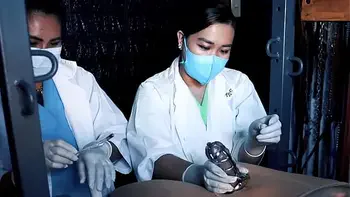 DominaFire Sadistic Nurse Sounding Chastity Slave