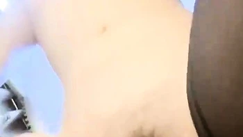 Amateur asian tries to jerk off with a vibrator