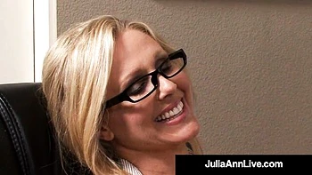Julia Ann Live featuring Julia Ann's point of view porn